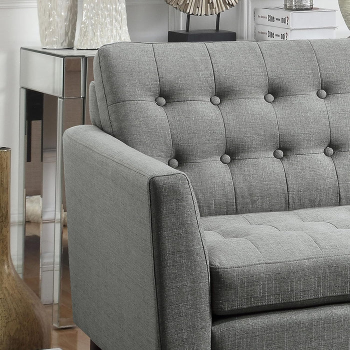 Modern Beige Loveseat for Small Spaces