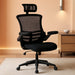 Kelista High-Back Swivel Office Chair with Adjustable Lumbar Support and Seat Height, Ergonomic Mesh Desk Chair, Black