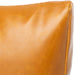 Mid-Century Arm Chair Caramel PU Leather Upholstery