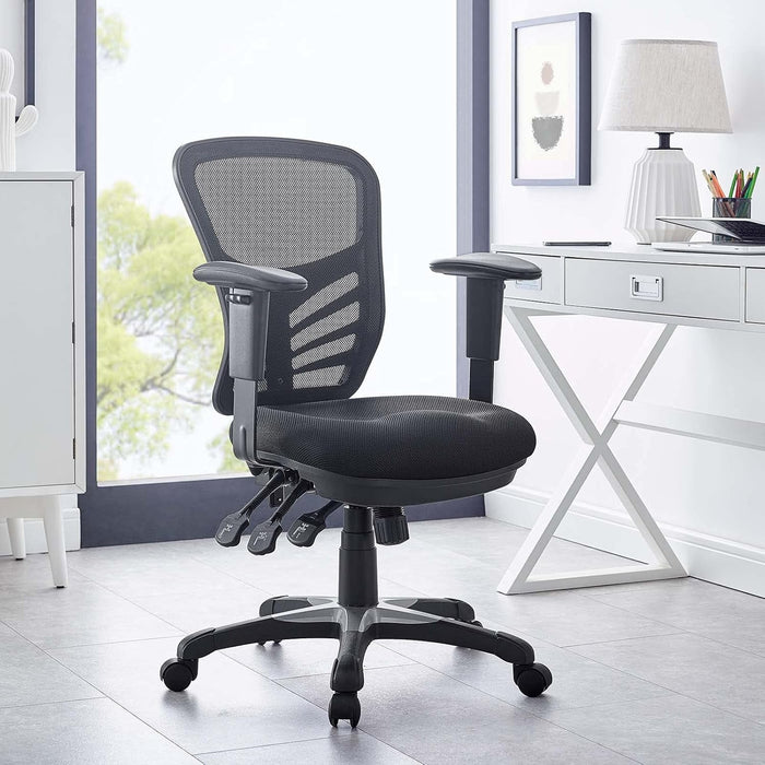 EEI-757-BLK Articulate Ergonomic Mesh Office Chair in Black