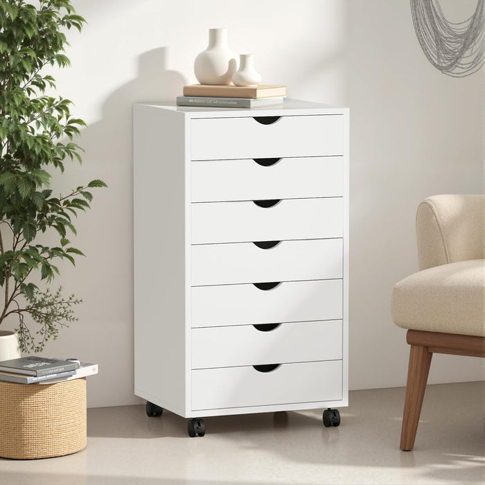 Seven Drawer Chest With SuperHeavyDuty White Cabinet