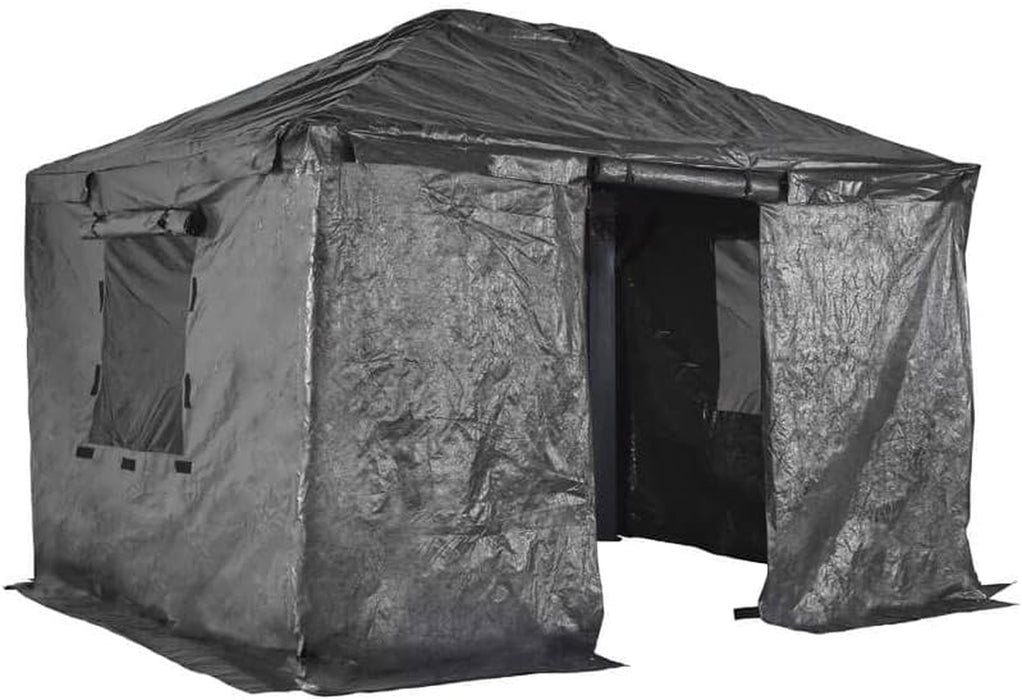 Universal Winter Cover for Gazebos, Gazebo Accessories, Gray, 10' X 10'