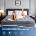 Full Mattress 12 Inch, Luxury Hotel-Level Hybrid Mattress in a Box, Cooling Gel Memory Foam & Upgraded Pocket Springs, Enhanced Back & Lumbar Hip Support, Back Pain Relief,Medium Firm,365-Night Trial