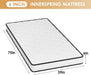 6 Inch Hybrid Mattress with Innerspring and Foam/Fiberglass Free/Medium Firm Spring Mattress/Twin Size Mattress in a Box/Certipur-Us Certified/Cool Sleep Pressure Relief