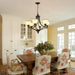 Oil Rubbed Bronze Farmhouse Chandelier Frosted Glass