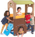 Young Explorers Indoor Outdoor Playset for Kids – Modular Climber, Slide & Playhouse Combo – Expandable Toddler Activity Center with Crawl Tunnel, Doors & Easel for Backyard or Playroom