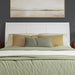 , Valencia King Solid Wood Low Profile Sleigh Platform Bed, White