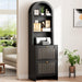 Two Drawer Farmhouse Arched Filing Cabinet Lockable