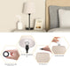 Black Nightstand Lamps Multifunction USB C Dimmable