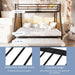 HeavyDuty Metal Twin Bunk Bed SpaceSaving BlackFinish