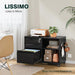 Black 3 Drawers Lockable Industrial Filing Cabinet