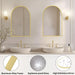 Arched 24x36 Inch Explosionproof Wall Mounted Mirror