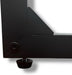 Height Adjustable C-Shaped Sofa Side Table, Laptop Table for Couch & Bed, Rustic Brown