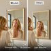 2 Pack Brushed Gold Bathroom Mirrors for over Sink, 24X36 Inch