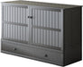 Queen Murphy Bed Cabinet SpaceSavingDesign USB Charging