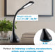 Creative Curves LED Desk Lamp with Adjustable Neck - 4 Dimmable Brightness Settings with Energy Efficient Natural Daylight Leds for Home Office, Computer Desk, & Dorms