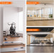 Full Length Stand Mirror on Wheels, Rect, 71X40 In