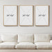 Framed Neutral Wall Art for Living Room, Large 3 Piece Abstract Pastel Grunge Forest Landscape Tree Canvas Artwork Set, Modern Art Decorative Nordic Painting Picture Prints for Hallway Office 24X36 In