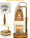 Candle Warmer Lamp with Timer Dimmable, Birthday Gifts for Women Mom, House Warming Gifts New Home Decor, Wax Melt Warmer for Jar Candles with 2 Bulbs