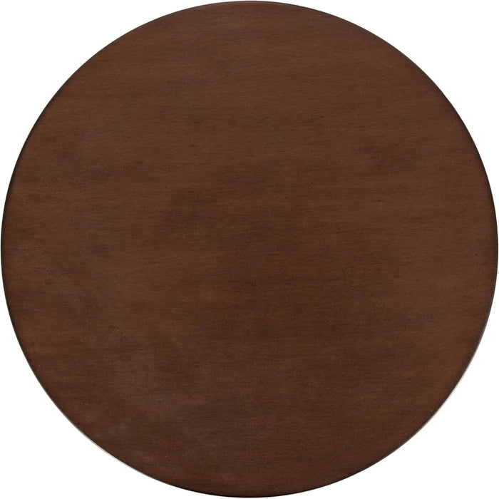 Stratton round Pedestal Drink Table; 13 X 13 X 26; Bronze; Decorative Mini Table for Use as Indoor Plant Stand or Cute Martini Table