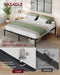King Metal Bed Frame, 16 Inches Tall, 1100 Lb Weight Capacity