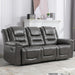 67" Brown Recliner Loveseat - Manual