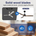 Modern Reversible Wooden Ceiling Fan Dimmable LED
