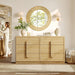 6 Drawer Dresser for Bedroom, 53.5" Wide Modern Chest of Drawers