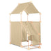 Wooden Indoor and Outdoor Playhouse/Kids Playhouse/ Canvas Teepee Tent/ Christmas Toddler Gift