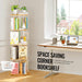 Rotating Bookshelf 360 Degree Revolving 4Tier Wood