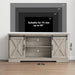 Farmhouse Tv Stand for 65 Inches Tvs, Entertainment Center with Storage and Sliding Barn Doors, Adjustable Shelf Modern Media TV Console TV Stand Table for Living Room, Bedroom, Grey