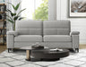 Beige Chenille Loveseat with Removable Cover