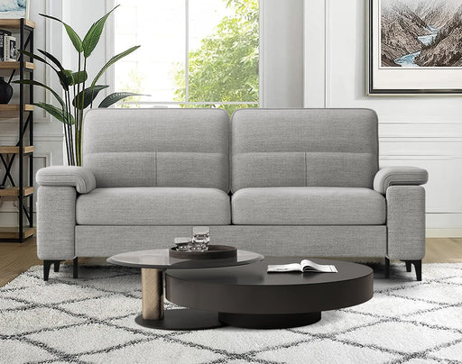 Light Gray Loveseat with Removable Cover