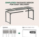 Computer Desk, 70 Inch Office Desk, Gaming Desk with Storage, Writing Desk Work Desk for Home Office, Study, Long Simple Desk, Large Legroom, Metal Frame, Grey