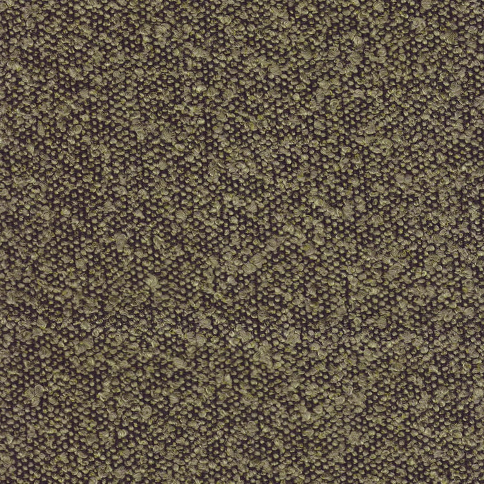 Upholstered round Ottoman (No Lid, Seat Only) |  Home Décor | round Pouf Foot Rest – Dark Brown Boucle