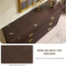 60" Wide Transitional 6-Drawer Dresser for Bedroom, Cacao Walnut