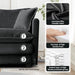 Grey Modular Sectional Sofa With Flexible Configuration
