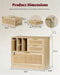 Three Drawer Locking File Cabinet Woodgrain Finish
