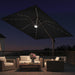 9X9 FT Cantilever Offset Patio Umbrella with Lights