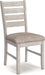 Skempton Cottage Dining 7 Piece Set – Rectangular Table & 6 Upholstered Chairs | Coastal Chic Meets Farmhouse, Whitewash