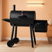 ®Smokin Pro Charcoal Grill and Offset Smoker with Side Fire Box, Dual Damper Control, Chrome Plated Steel Warming Rack, 1,130 Cooking Square Inches in Black, Model CG30044223