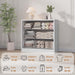 3 Dresser for Bedroom, 30.5" Tall Dresser, Freestanding Vertical Drawer with Storage, Wooden Closet Chest Storage for Living Room, Hallway, Entryway, White