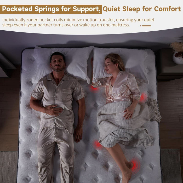 HighlyBreathable Full Size Memory Foam Mattress 12Inches