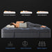10 Inch Full Medium Firm Hybrid Mattress in a Box, Gel Foam Zoned Pocket Coils for Extra Lumbar Suppor, Certipur-Us & Oeko-Tex, 365-Night Trial for All Sleepers