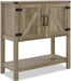 Sofa Table Console Table,Coffee Bar Cabinet,31.5 L X 13.8 D X 34.65 H Entryway Table with 2 Storage Cabinets,Farmhouse Foyer Table,Buffet Sideboard for Kitchen,Hallway (Rustic Brown)