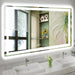 55X36 LED Bathroom Mirror, 6000LM, Separate Front and Back Lights