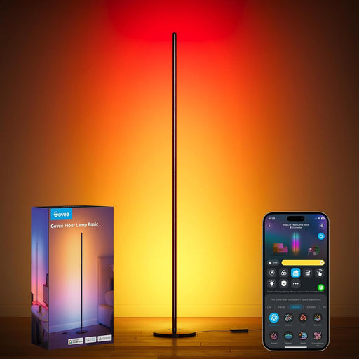 RGBIC Floor Lamp Smart 1000Lm With VoiceControlledLighting