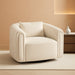 Swivel Accent Chair,Velvet Barrel Chair for Living Room,Comfy Modern Armchair,Completely Assembled(Beige)
