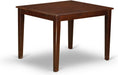 NFT-MAH-T Norfolk Dining Room Table - a Rectangle Kitchen Table Top with Butterfly Leaf, 32X54 Inch, Mahogany