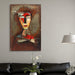 Homme III Mixed Media Iron Hand Painted Dimensional Wall Art, 48" X 32" X 2.2", Ready to Hang